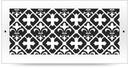 Шаблон для декоративной решетки Gothic Fleur-de-li